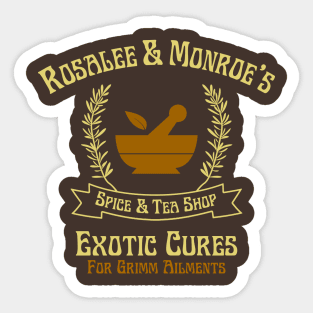 Rosalee & Monroe's Exotic Spice & Tea Shop Sticker